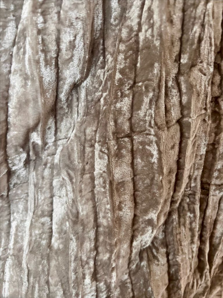 이세이 미야케 Fate (최고급) 벨벳 롱 스커트--2