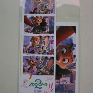주토피아2 특전 폴라로이드 스페셜티켓 현장스틸카드 미개봉