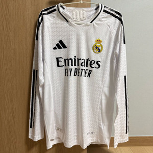 (새상품) 24/25 레알마드리드 어센틱 유니폼 긴팔 XL사이즈