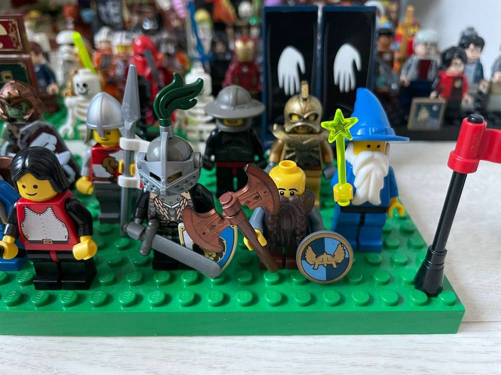 레고 캐슬 올드 기사 해골 드워프 오크 완무 마법사 황금 기사--4