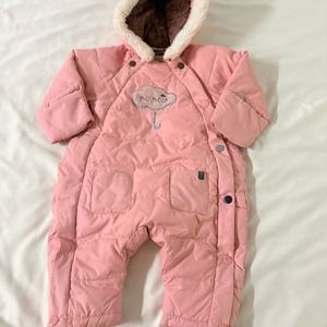 모이몰른 패딩 우주복 올인원 80