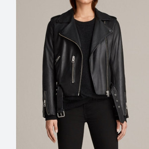 올세인츠 allsaints 램스킨 라이더 자켓 us2 eu34 사이즈 이미지