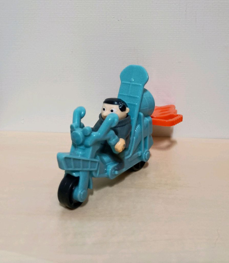 (희귀 상태우수) 슈퍼베드 그루 로켓바이크 피규어--1