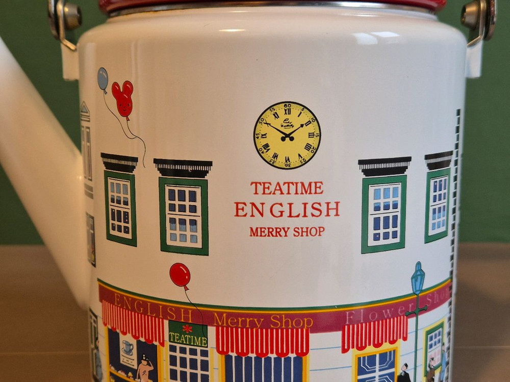 제팬 빈티지 후지호로 법랑 주전자.2L--3