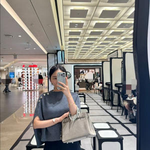 자스민케이 니트 케이프 (그레이) 새상품