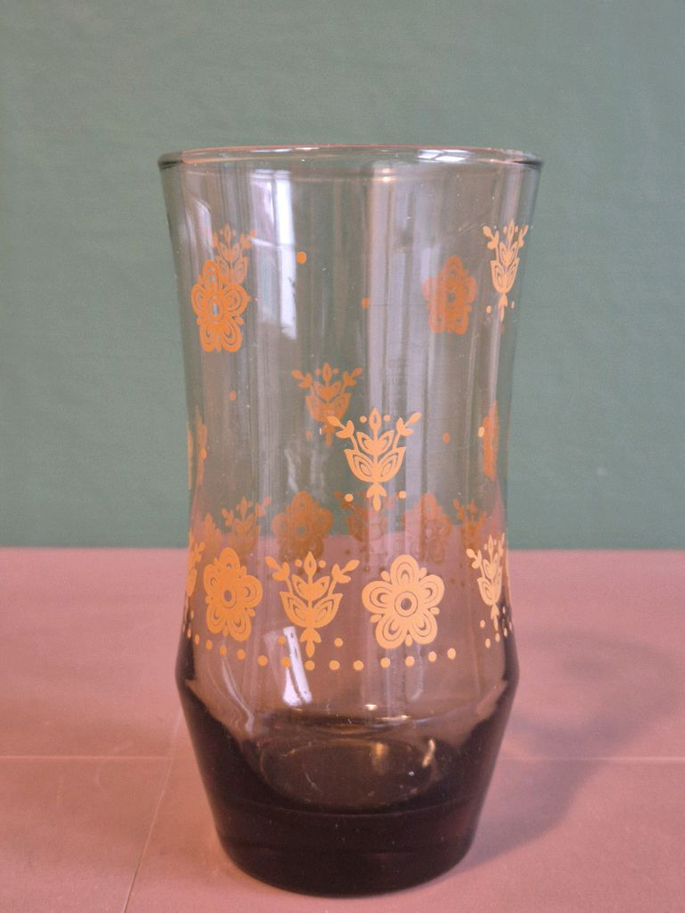 U.S.A빈티지.리비사 엠버그로우 글라스.개당가--8