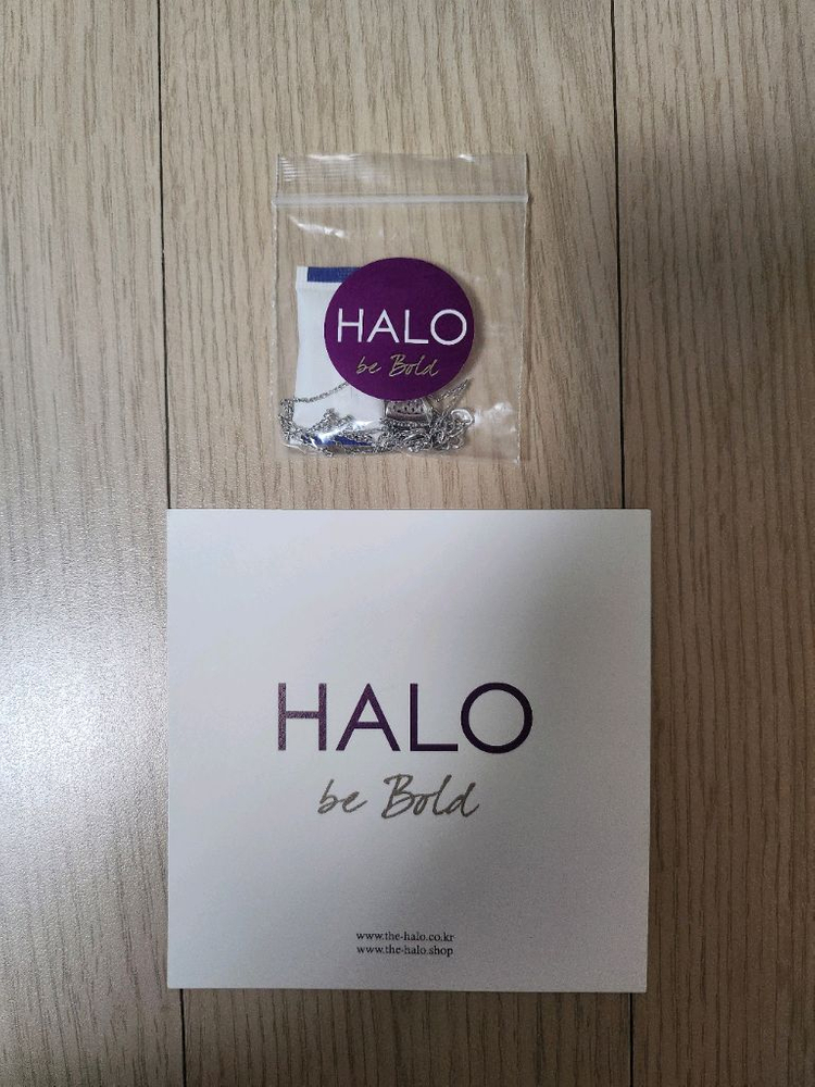 바이쑨 리본큐빅 목걸이--2