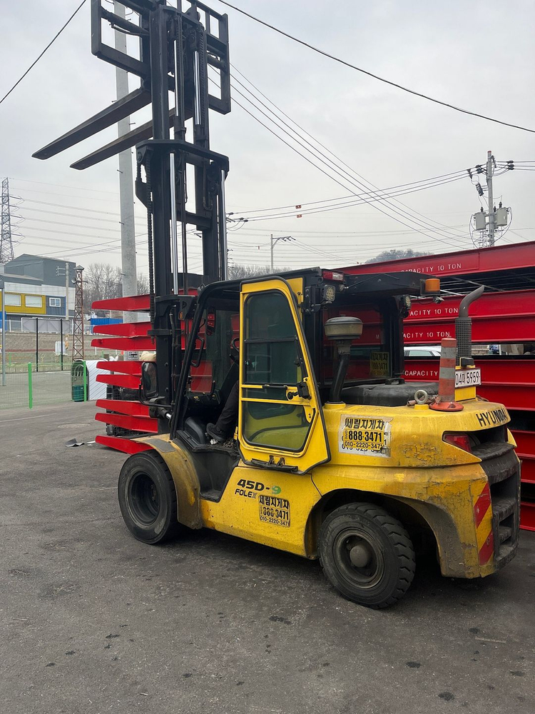 4.5톤 경유 지게차 중고 판매합니다 현대 디젤 이미지