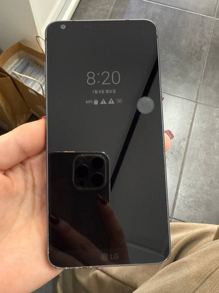 무잔상)LG G6 블랙 64GB 이미지