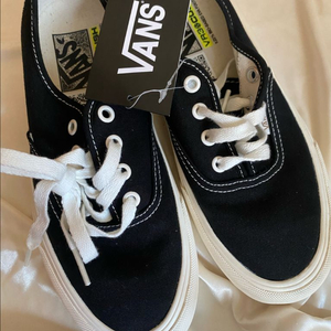 새제품)반스 어센틱 VR3 마쉬멜로우 블랙:화이트 이미지