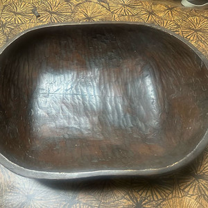 함지박 소형 좌식 테이블 (유리포함)