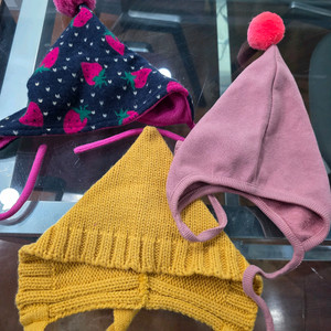 아기모자 3개일괄 아기겨울모자