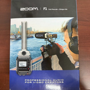 Zoom F1-SP 필드 레코더 샷건 마이크 새제품