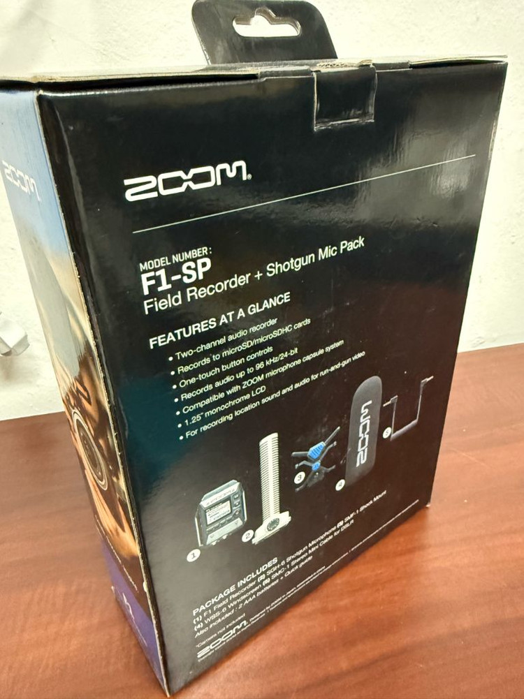 Zoom F1-SP 필드 레코더 샷건 마이크 새제품--1