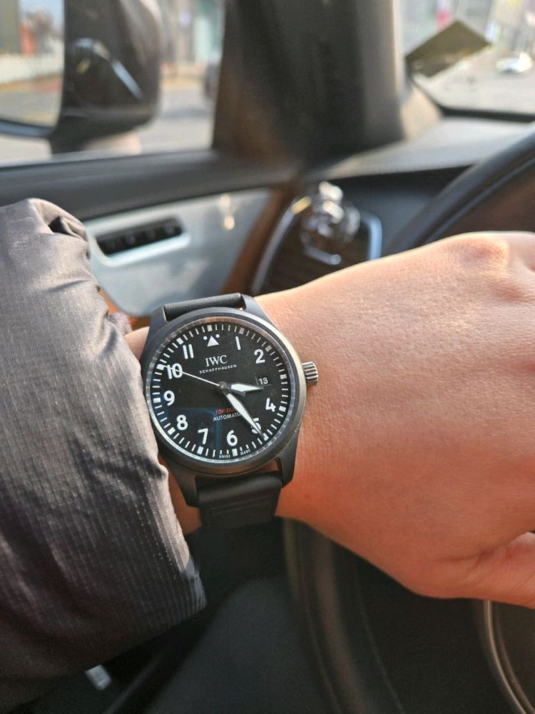 iwc 파일럿워치 탑건 41mm시계단품 판매--0