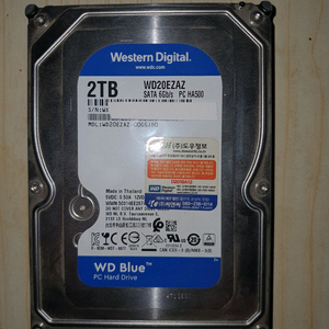 WD 2테라 HDD 팝니다 이미지