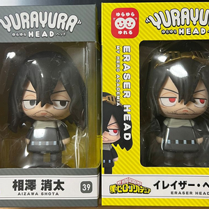 나의 히어로 아카데미아 유라유라 헤드 피규어 이레이져 헤드 세트