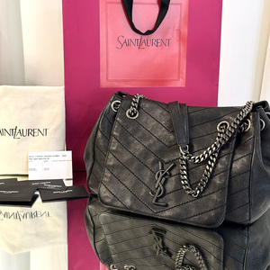 [정품] 입생로랑 니키백 미디움 블랙 신형