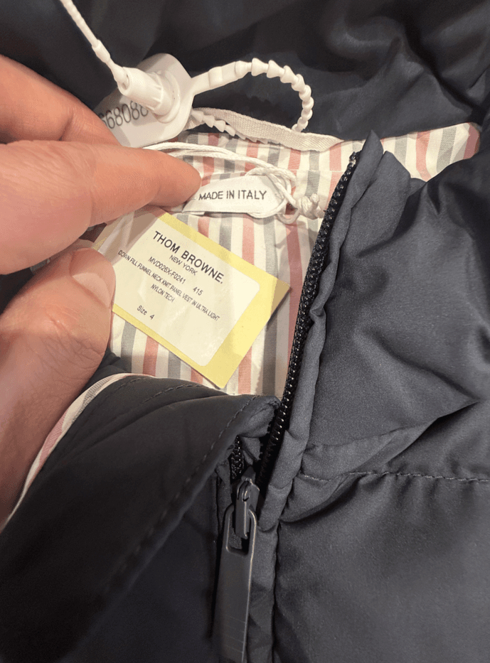 [톰;브라운] 새상품 / 패딩조끼 / 4 - 약 105 사이즈--1