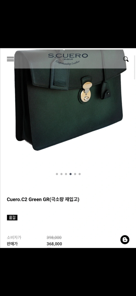 가죽 서류가방--1