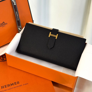 [정품] 에르메스 베안 장지갑 앱송 & 골드