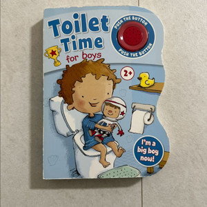 배변훈련 영어도서 Toilet Time for boys 사운드 보드북 이미지