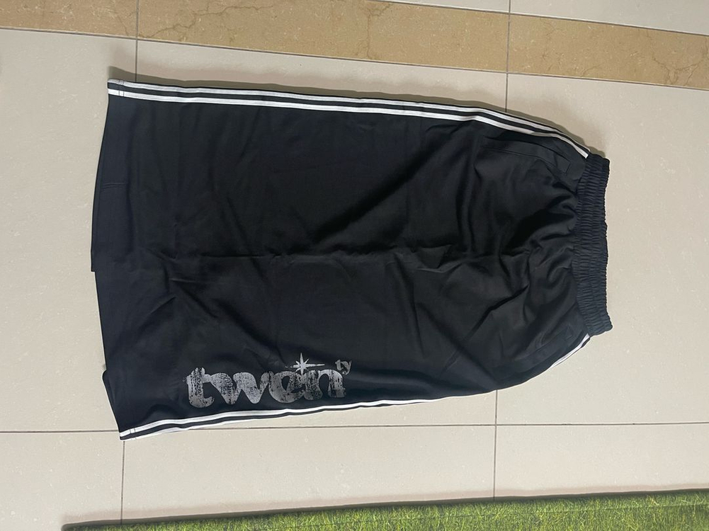 택새상품 트래블 트웬티 져지 트랙 스커트 블랙 F--3