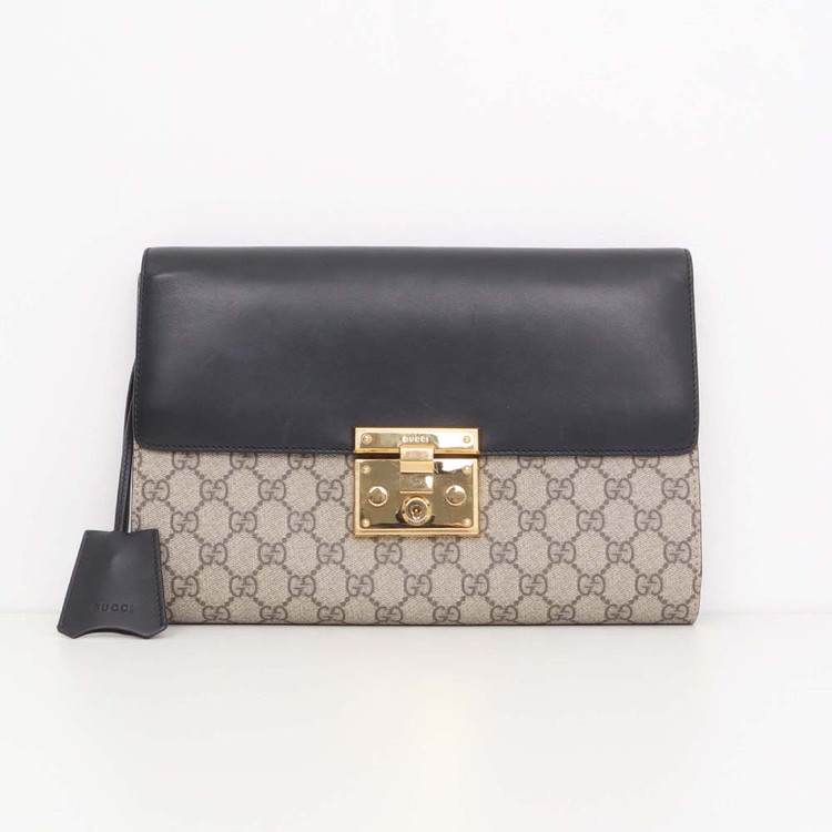 구찌 GG 수프림 패드락 클러치백 432125 이미지