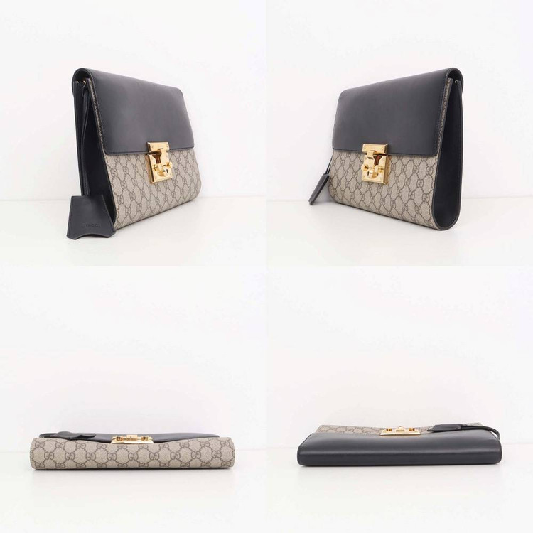 구찌 GG 수프림 패드락 클러치백 432125 이미지