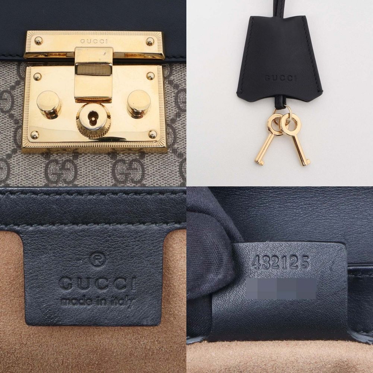 구찌 GG 수프림 패드락 클러치백 432125 이미지