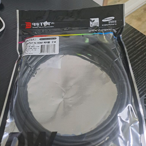 대원 Displayport to HDMI 케이블 2M