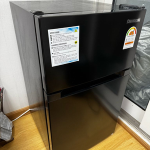 창홍 86L 냉장고 블랙