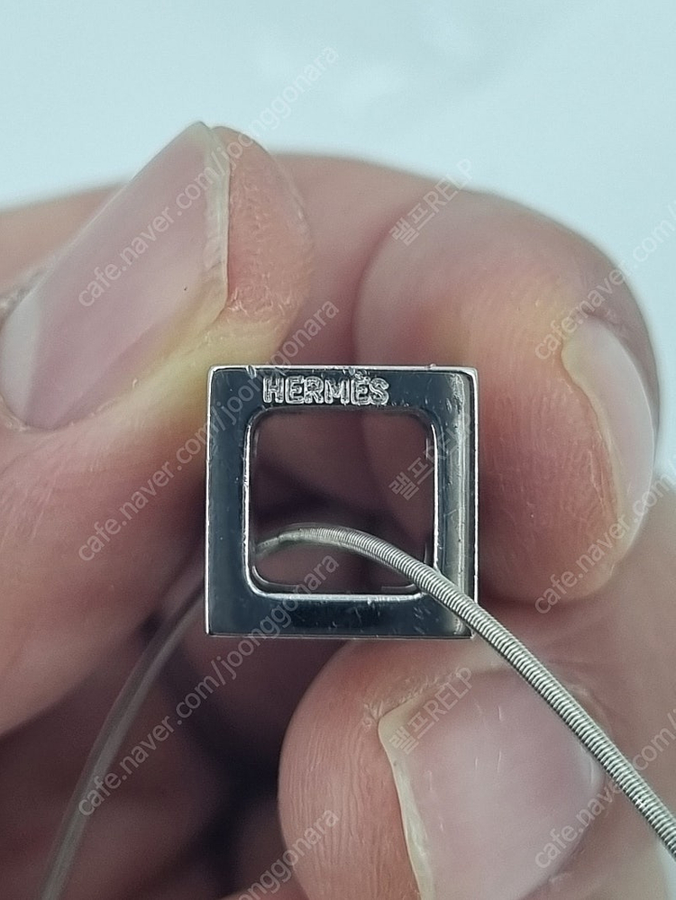 중고 에르메스목걸이, 에르메스펜던트--5