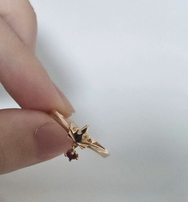 제이에스티나 14k 반지--3