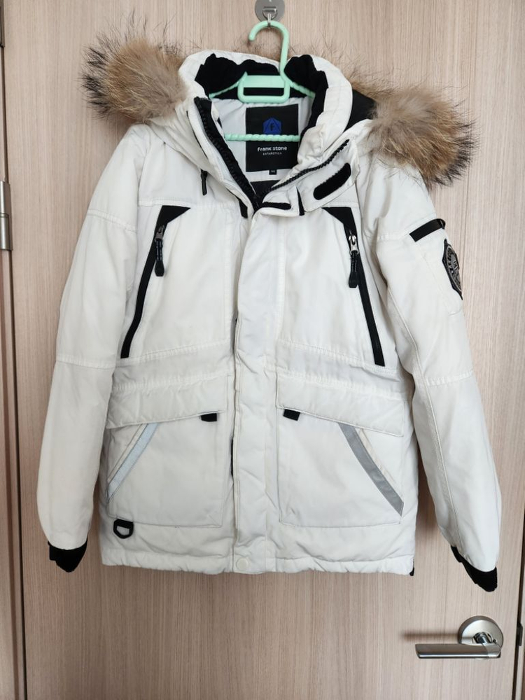 프랭크스톤안타티카 여자흰색패딩잠바90--1