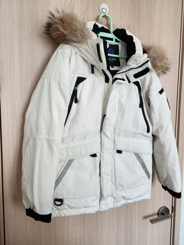 프랭크스톤안타티카 여자흰색패딩잠바90--2