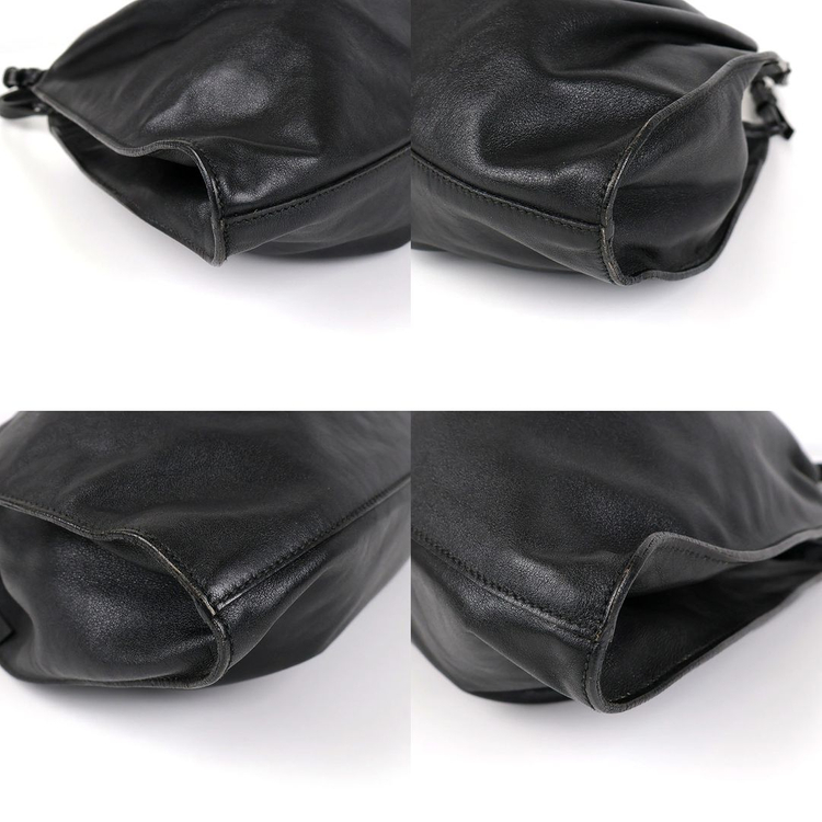 [중고명품다올] 구찌 블랙 레더 버킷 토트백 76554 이미지