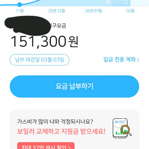 가스 요금 대리납부 구해요 88프로
