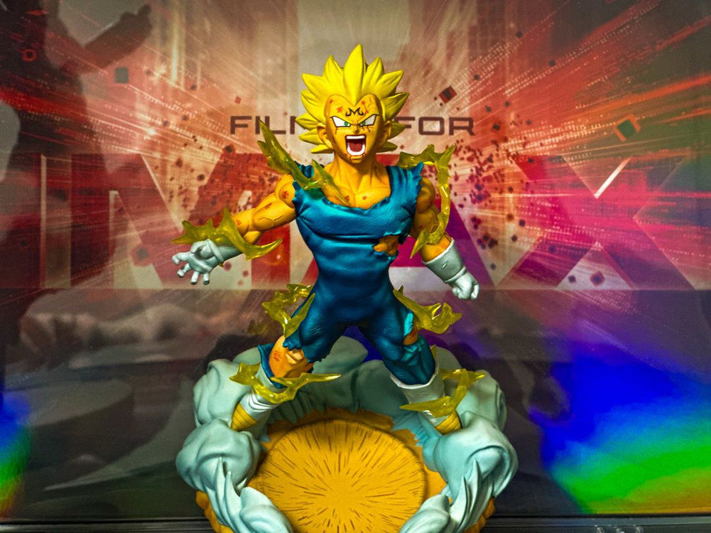 레진 드래곤볼피규어 [파괴왕자 시동] 마인 베지터 풀 도색 피규어 리페인트 채색 리페인팅 룩업 이미지