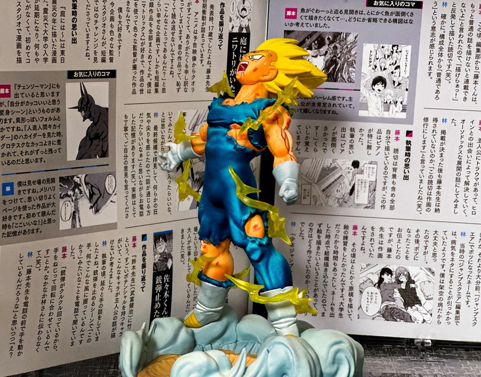 레진 드래곤볼피규어 [파괴왕자 시동] 마인 베지터 풀 도색 피규어 리페인트 채색 리페인팅 룩업 이미지