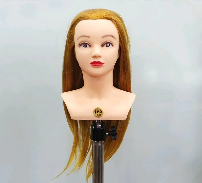 업스타일 22인치 금발 마네킹 인모100 천혜인 프로아 마타하리 비너스 통가발 이미지