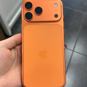 S급/사이클19)아이폰17프로맥스 오렌지 256GB/100%