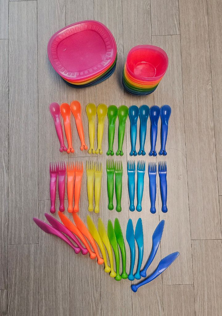 이케아 칼라스 KALAS 57pcs 대용량 세트 (해외구입 컬러 1회--2