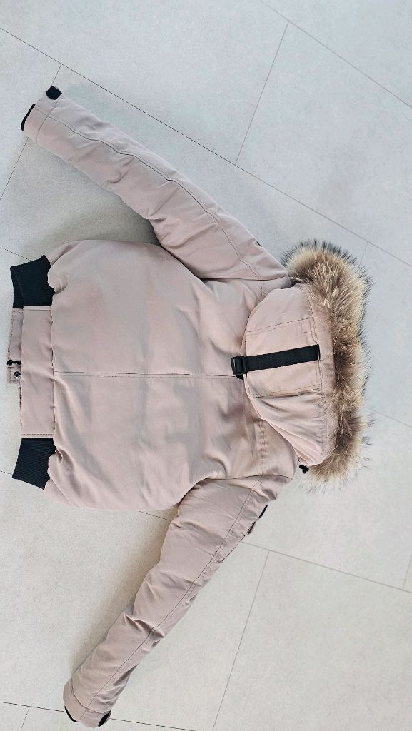 아이더 스투키 패딩 점퍼 xs 베이지 85사이즈--2