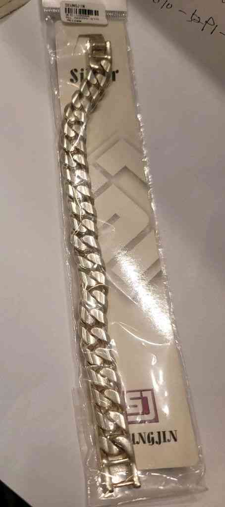 실버 925 팔찌.--1