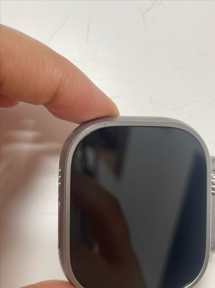 풀박스 ) 애플 워치 울트라 3 49mm 내츄럴 티타늄 라이트 블루 알파인 루프 S--8