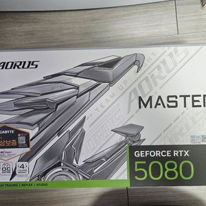 미개봉)RTX 5080 AORUS MASTER 화이트