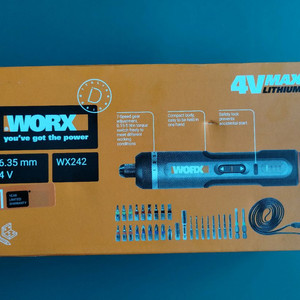 국내정품 WORX WX242 스마트 무선 드라이버 세트 이미지