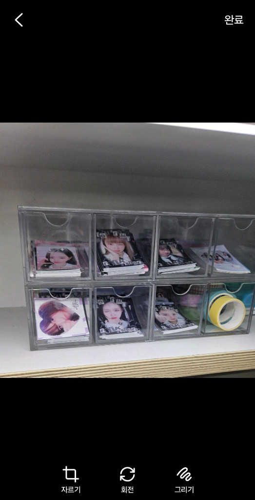 아이브 비공굿 포토카드, 도무송 대용량 이미지