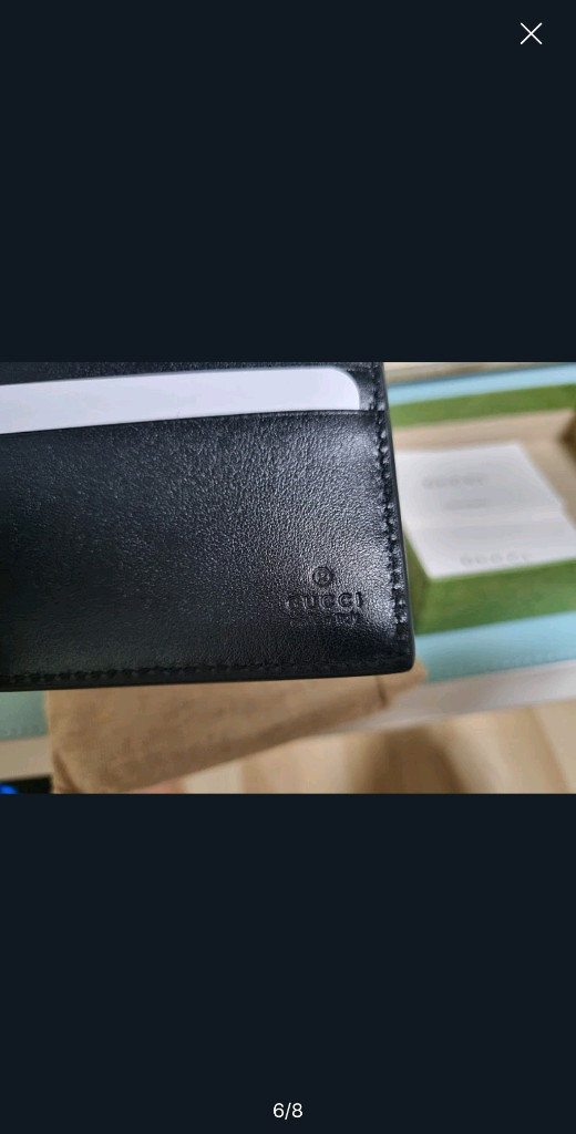 구찌 엠보스 지갑 새것 이미지